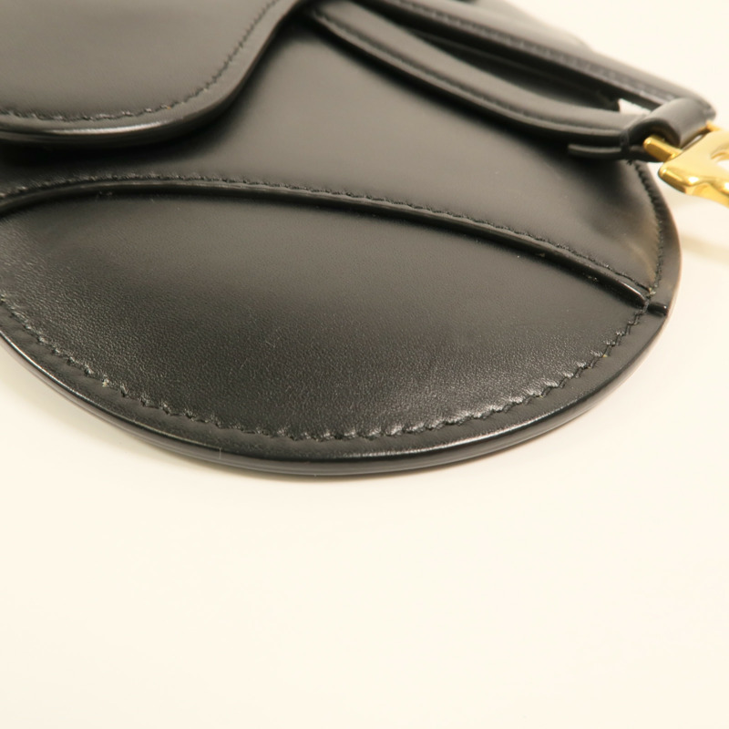 Dior 牛皮皮革Saddle Clutch金扣手拿包-11