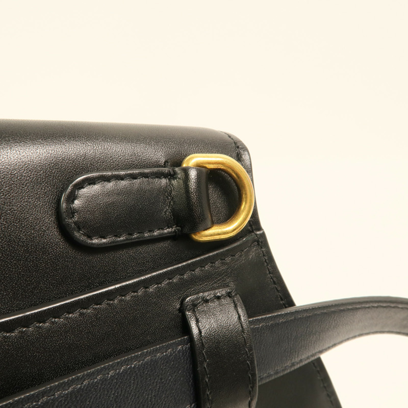 Dior 牛皮皮革Saddle Clutch金扣手拿包-15