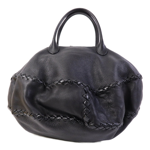 BOTTEGA VENETA 牛皮皮革Cushion Bag銀扣手挽袋