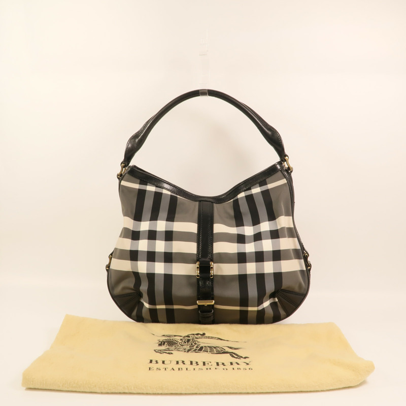 BURBERRY 尼龍Shoulder Bag金扣肩背袋-8