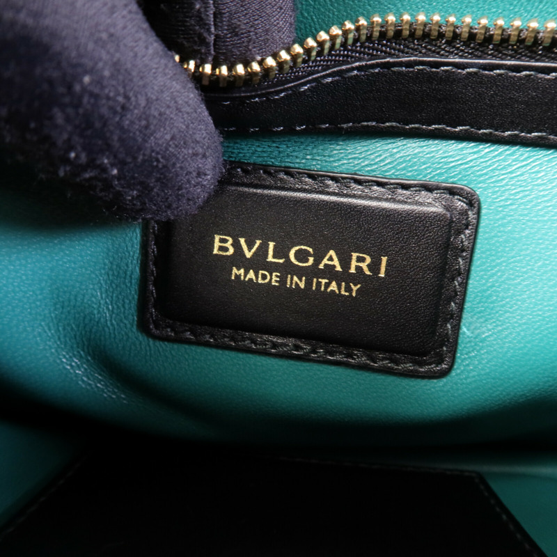 BVLGARI 牛皮皮革Serpenti Forever金扣鏈帶肩背袋-5