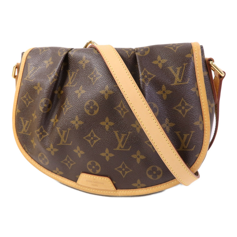 LOUIS VUITTON Monogram Menilmontant MM金扣肩背袋-1