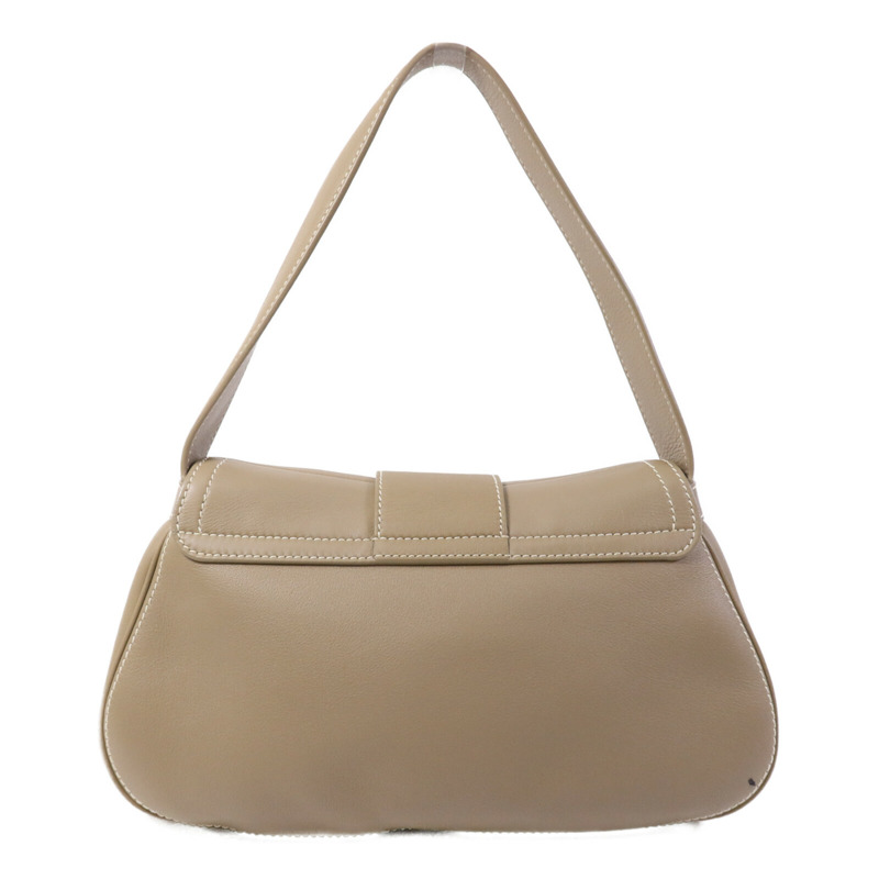 CELINE 皮革Polly Medium金扣肩背袋-1