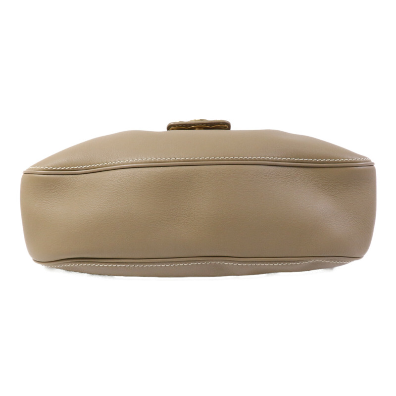 CELINE 皮革Polly Medium金扣肩背袋-3