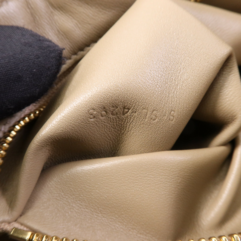 CELINE 皮革Polly Medium金扣肩背袋-7