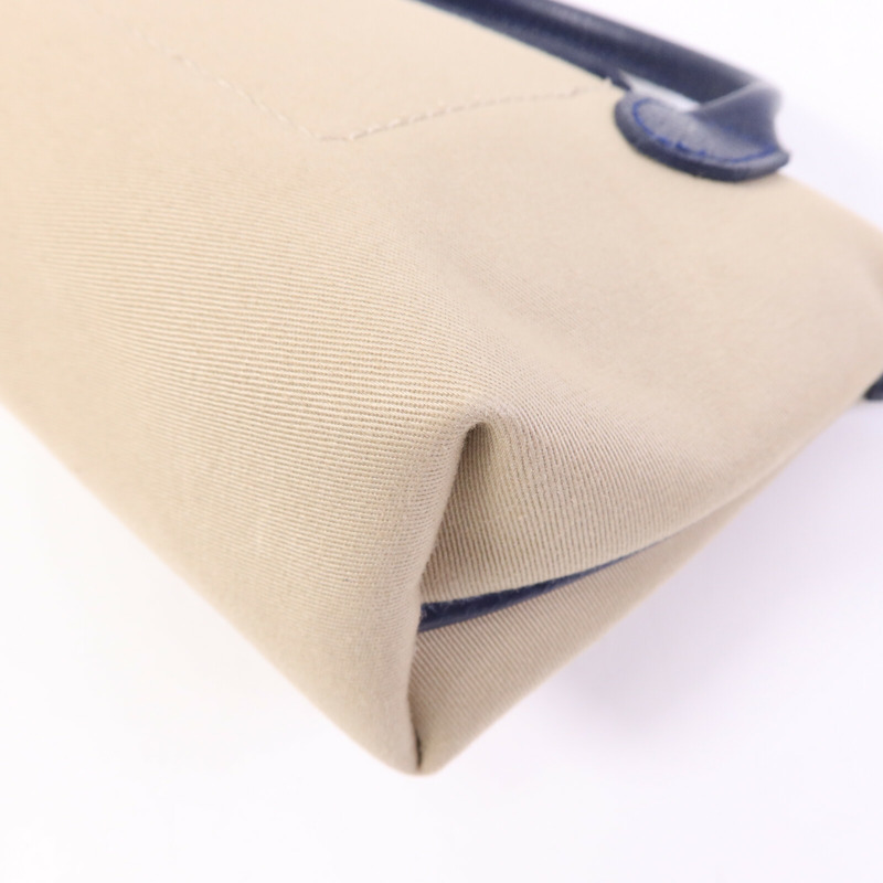 Longchamp 帆布Le Pliage Xtra XS Pouch銀扣手挽肩背兩用袋-9