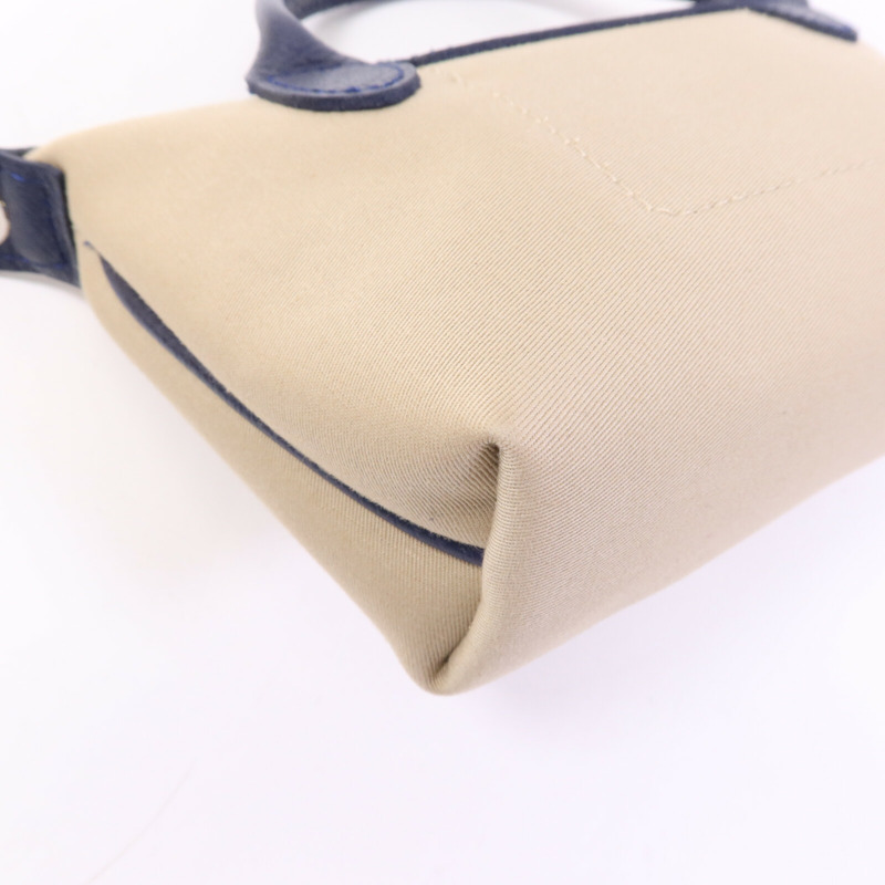 Longchamp 帆布Le Pliage Xtra XS Pouch銀扣手挽肩背兩用袋-10