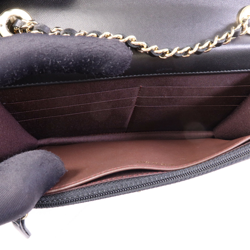 CHANEL 羊皮皮革Trendy CC Wallet On Chain金扣鏈帶肩背袋-4