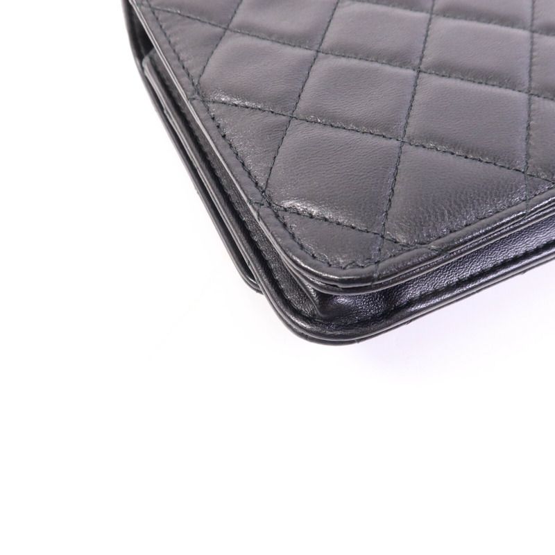 CHANEL 羊皮皮革Trendy CC Wallet On Chain金扣鏈帶肩背袋-14