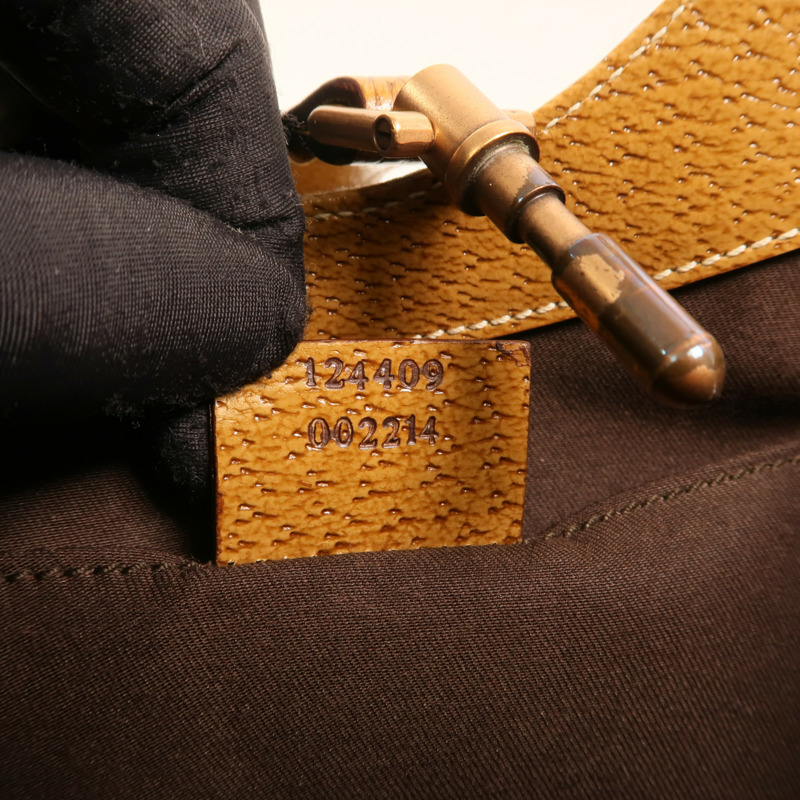 GUCCI 帆布Jackie Bardot金扣肩背袋-6