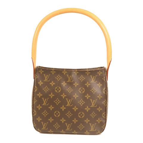 LOUIS VUITTON Monogram Looping MM金扣肩背袋