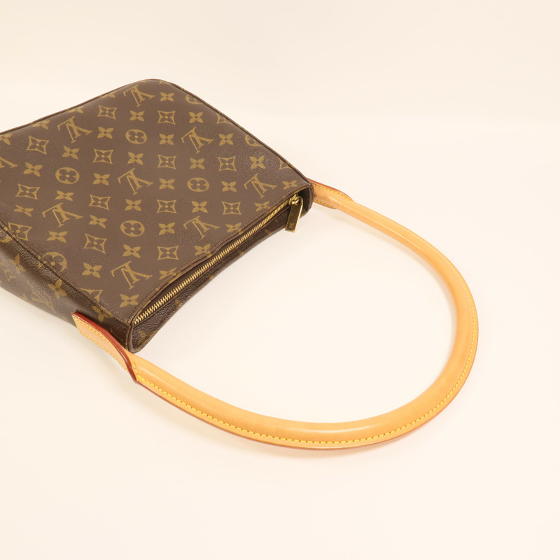 LOUIS VUITTON Monogram Looping MM金扣肩背袋-7