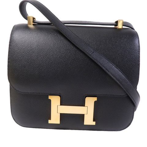 HERMES Epsom皮革Constance 24金扣手挽肩背兩用袋
