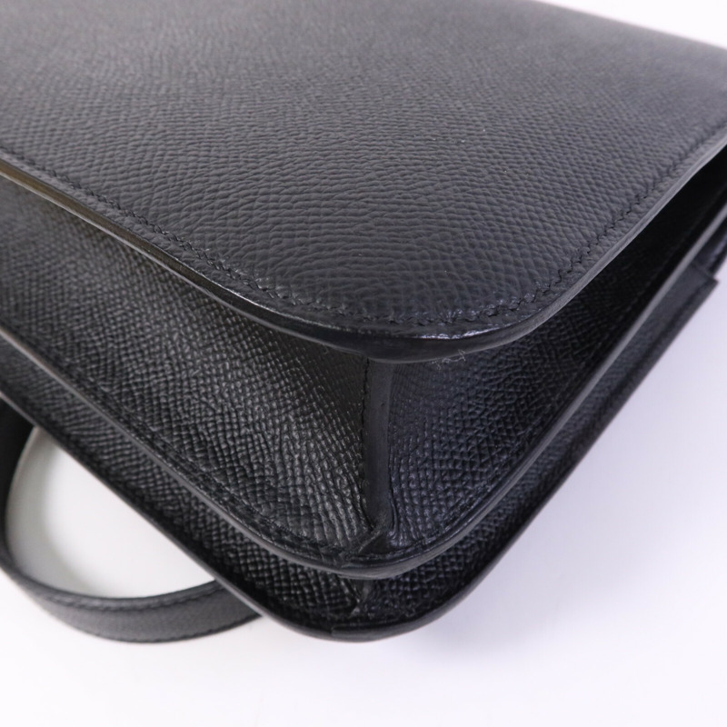 HERMES Epsom皮革Constance 24金扣手挽肩背兩用袋-12