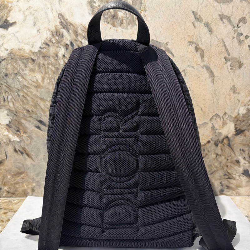 Dior緹花布後背包-1