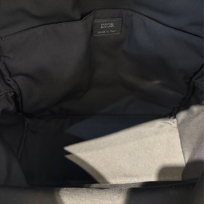 Dior緹花布後背包-6