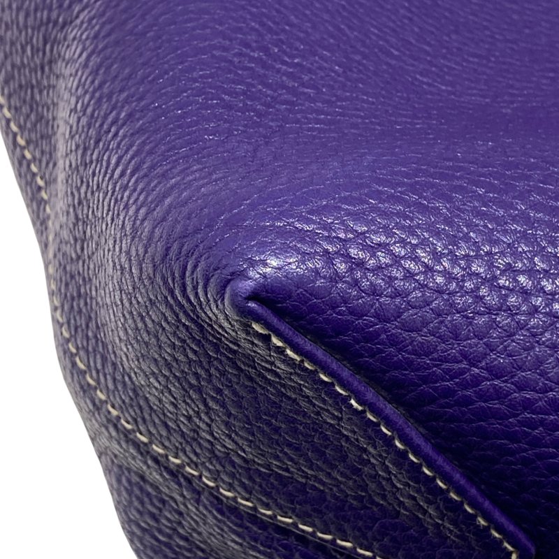 HERMES 愛馬仕 DOUBLE SENS 36 TOTE BAG 肩背包 牛皮 紫/藍-9