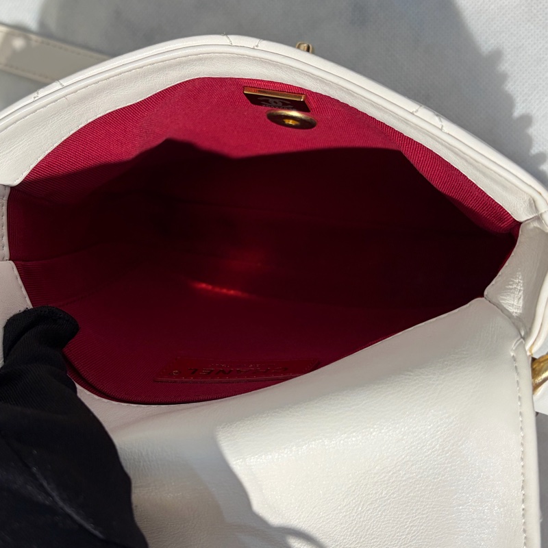 Chanel 菱格粗鍊圓弧底口蓋包-8