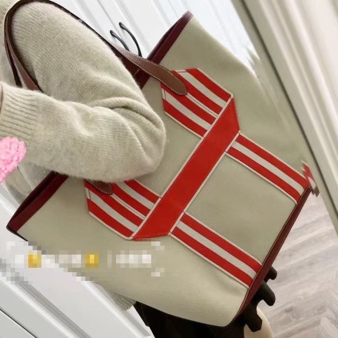 HERMES PURSANGLE 托特包 沙灘包 媽咪包37.5(最寬處53)*35*19 95新 配件塵袋-0