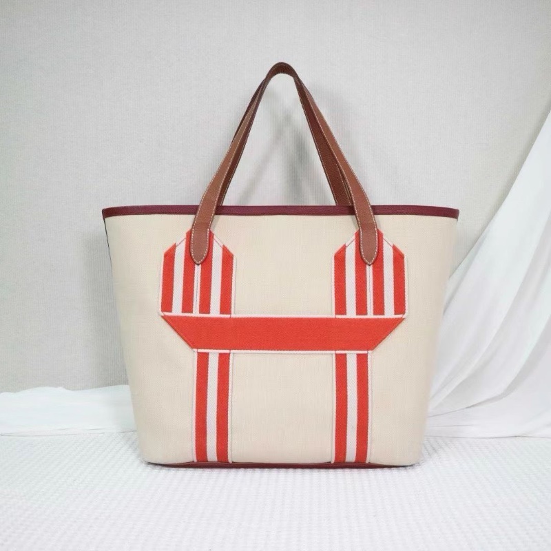 HERMES PURSANGLE 托特包 沙灘包 媽咪包37.5(最寬處53)*35*19 95新 配件塵袋-2