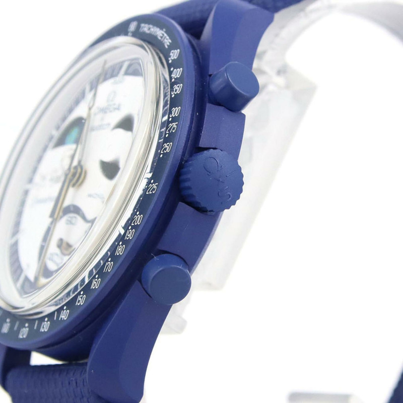 Swatch x Omega 地球任務階段 SO33N704L 生物陶瓷石英錶-2