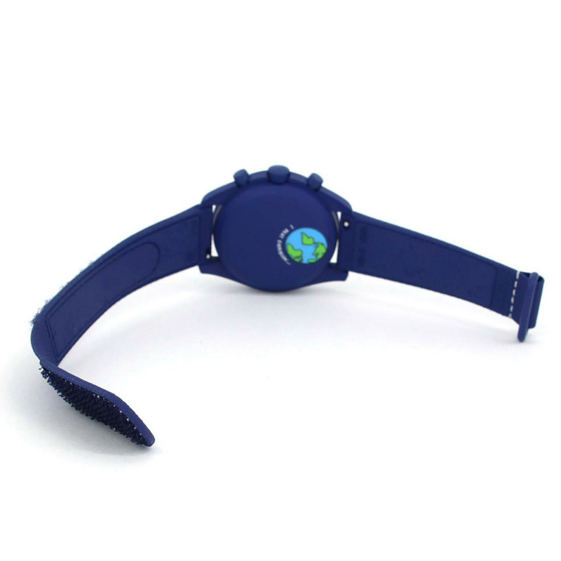 Swatch x Omega 地球任務階段 SO33N704L 生物陶瓷石英錶-6