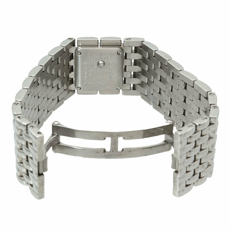 卡地亞 Panthère Ruban W61002T9 女士腕錶 藍色錶殼 石英錶-3