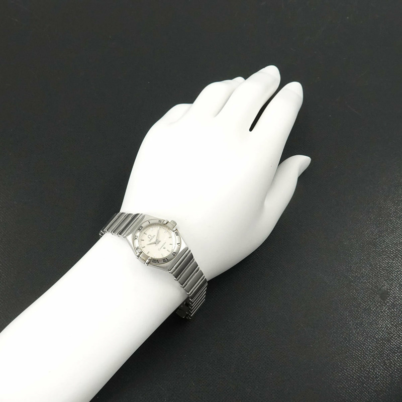 歐米茄星座系列迷你1562 30女錶，銀色，石英錶-2