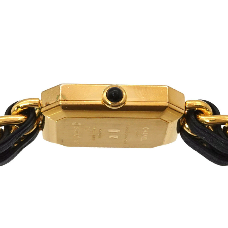 香奈兒 Premiere S 碼 H0001 女士腕錶 黑色金石英錶-3