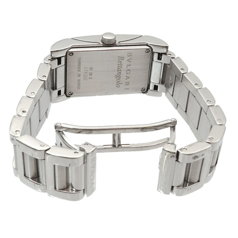 寶格麗 (Bulgari) Rettangoro RT39S 女士腕錶 白色石英錶-2