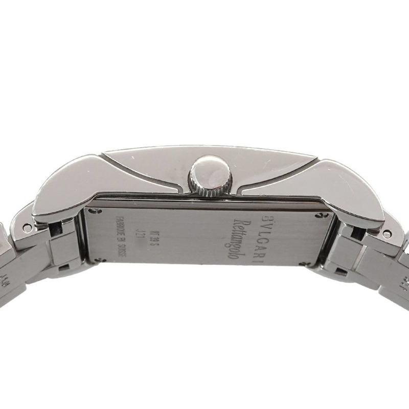 寶格麗 (Bulgari) Rettangoro RT39S 女士腕錶 白色石英錶-3