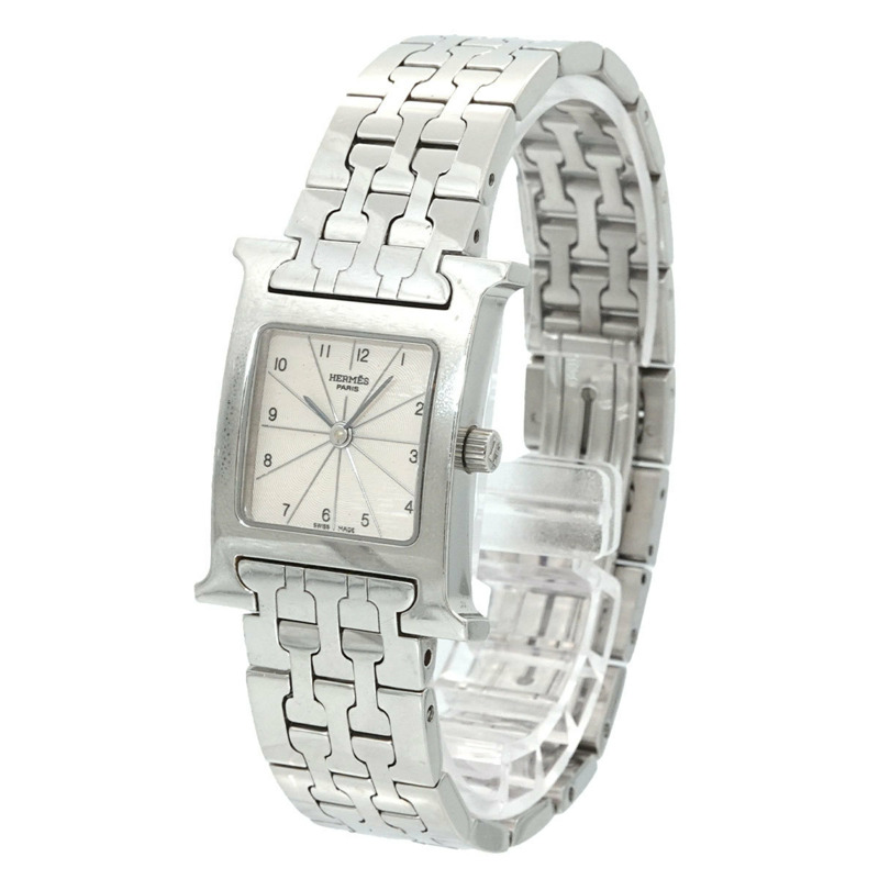 愛馬仕 H-Watch HH1 210 女士腕錶 銀色石英錶 H-1