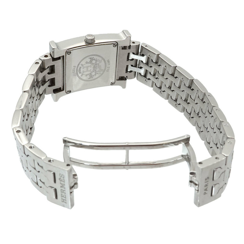 愛馬仕 H-Watch HH1 210 女士腕錶 銀色石英錶 H-3
