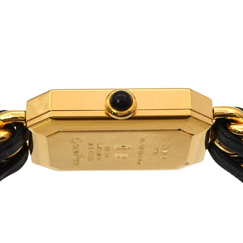 香奈兒 Premiere H0001 女士腕錶,M 碼,黑色和金色,石英機芯。-3