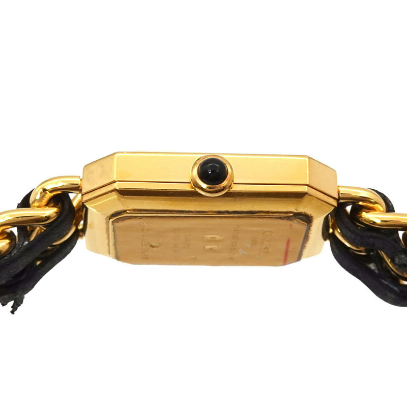 香奈兒 Premiere H0001 女士腕錶,M 碼,黑色和金色,石英機芯。-3