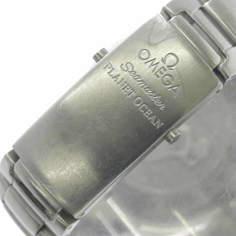 歐米茄海馬系列海洋宇宙同軸天文台認證腕錶 2209 50 男士腕錶,日期顯示,黑色錶盤,自動上鍊機芯-4