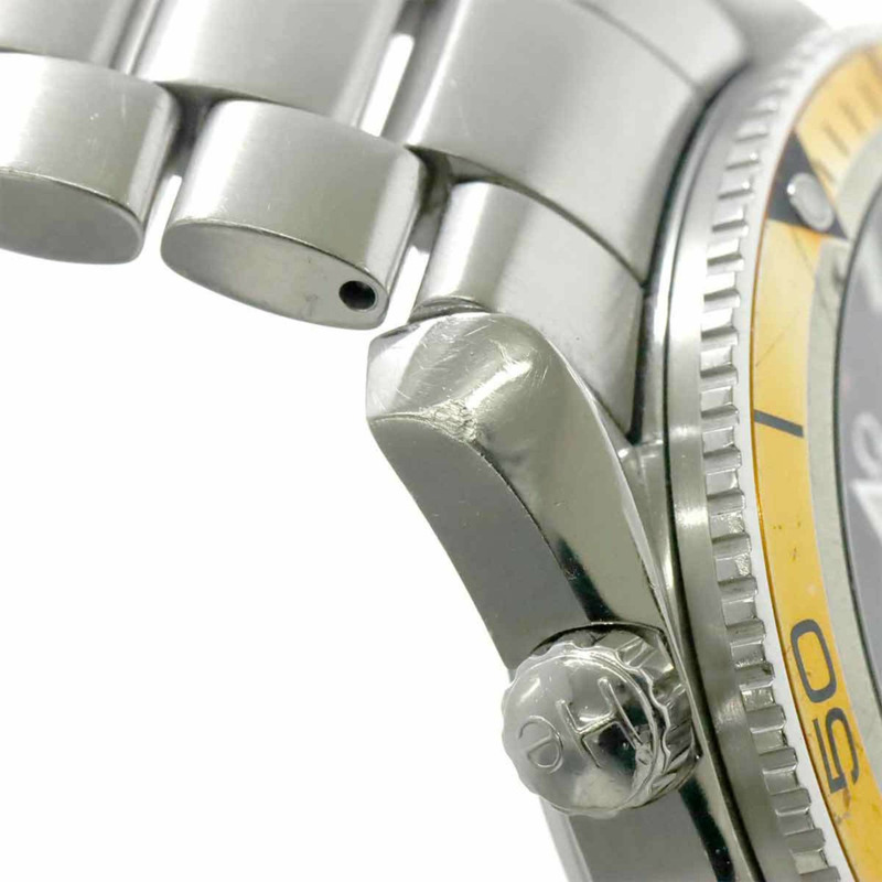 歐米茄海馬系列海洋宇宙同軸天文台認證腕錶 2209 50 男士腕錶,日期顯示,黑色錶盤,自動上鍊機芯-5