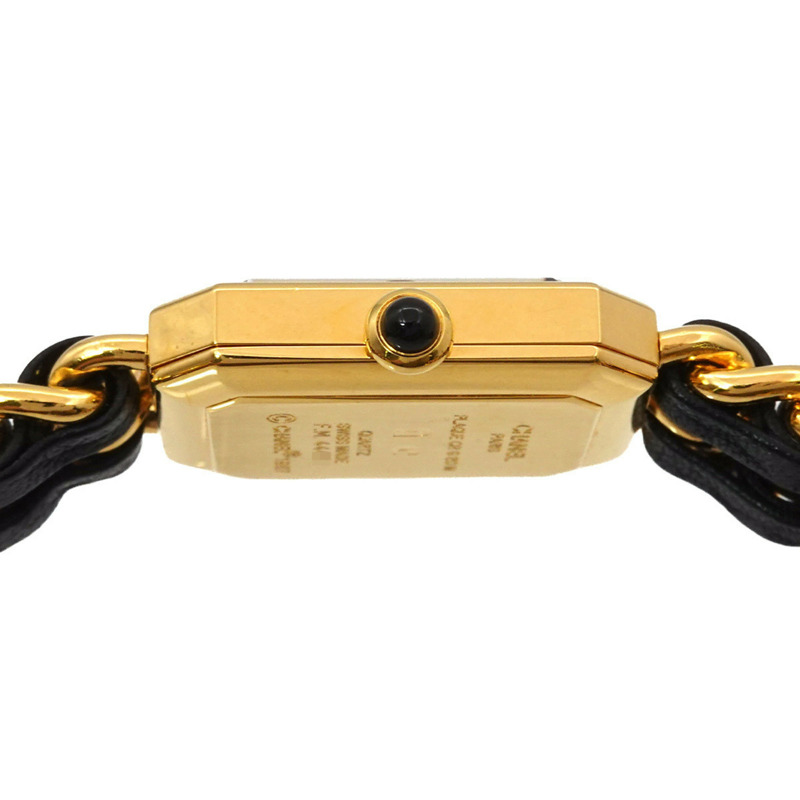 香奈兒 Premiere H0001 女士腕錶,M 碼,黑色和金色,石英機芯。-3