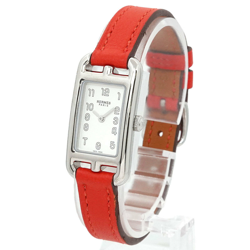 愛馬仕 Nantucket NA2 110 女士腕錶,銀色,石英錶-1