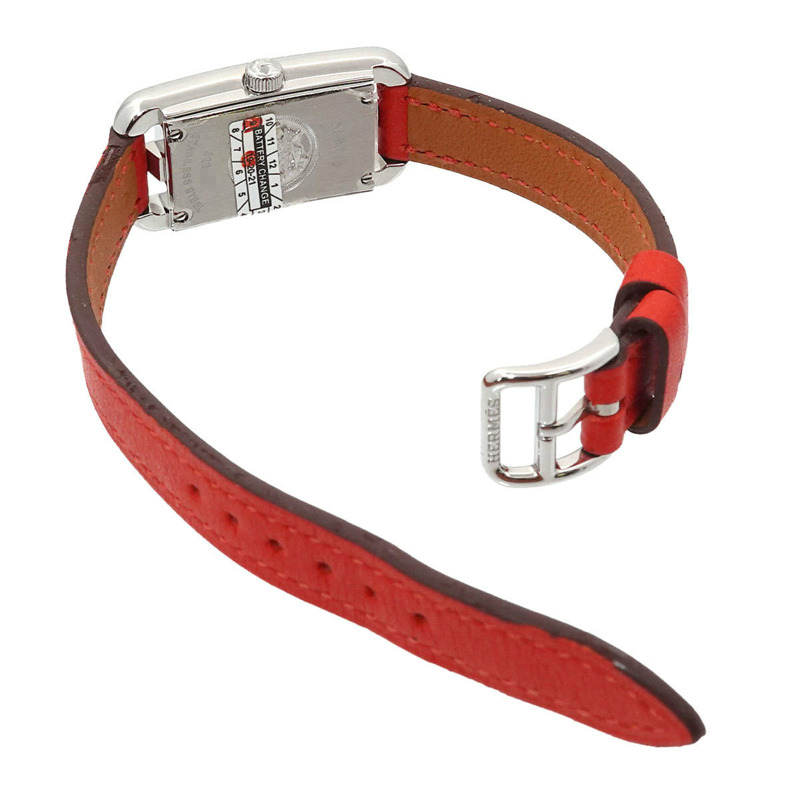 愛馬仕 Nantucket NA2 110 女士腕錶,銀色,石英錶-3