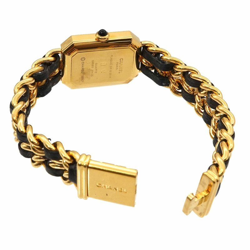 香奈兒 Premiere 大號 H0001 女士腕錶 黑色金石英錶-2