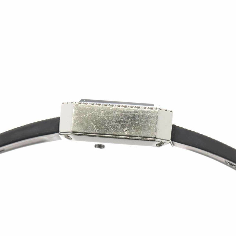 香奈兒 Premiere H2434 鑲鑽錶圈女錶,4 顆鑽石,黑色橡膠錶帶,石英錶-4