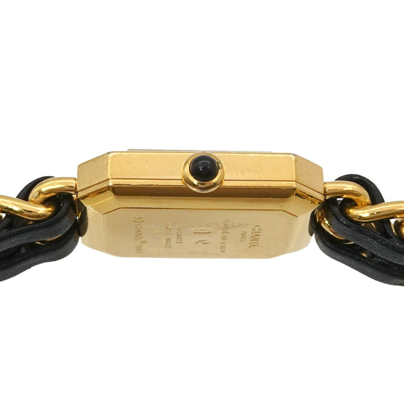 香奈兒 Premiere 大號 H0001 女士腕錶 黑色金石英錶-3