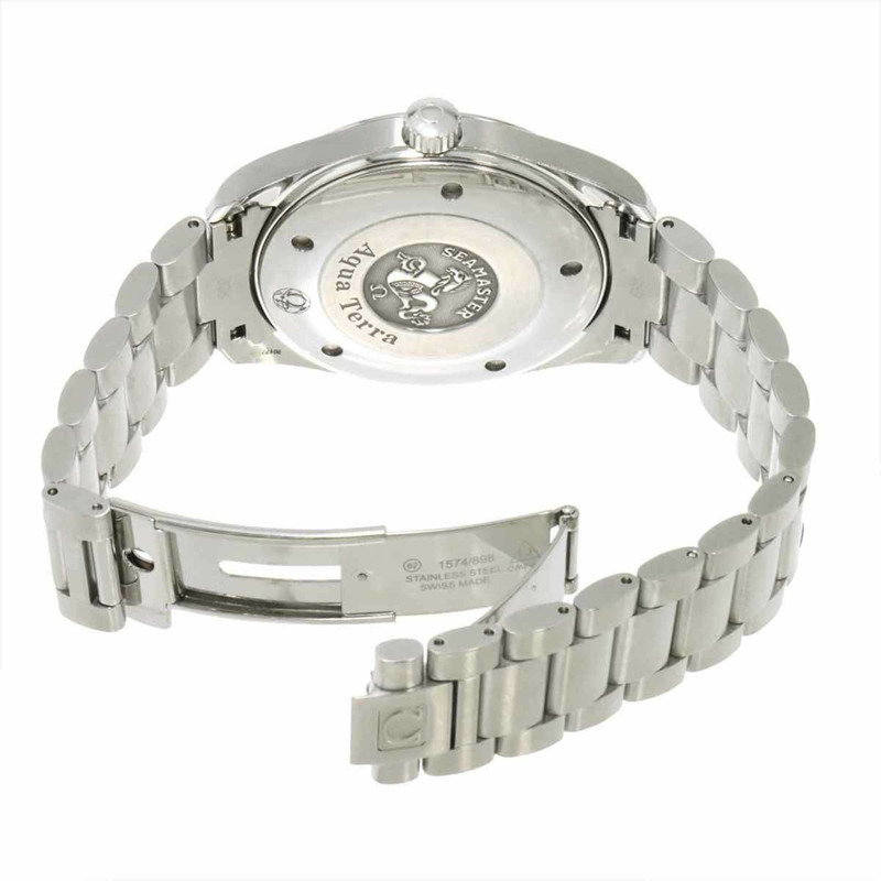 歐米茄海馬系列Aqua Terra 2517 30男士腕錶,日期顯示,銀色,石英錶-2