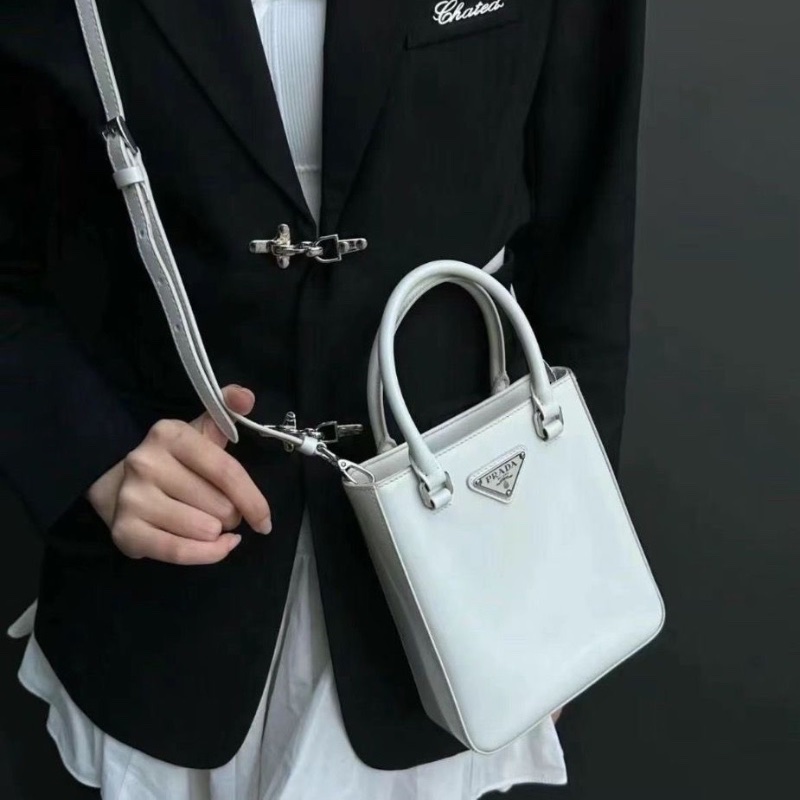 PRADA mini tote 迷你托特 琴譜包15*17.5*5 9新 配件塵袋-0