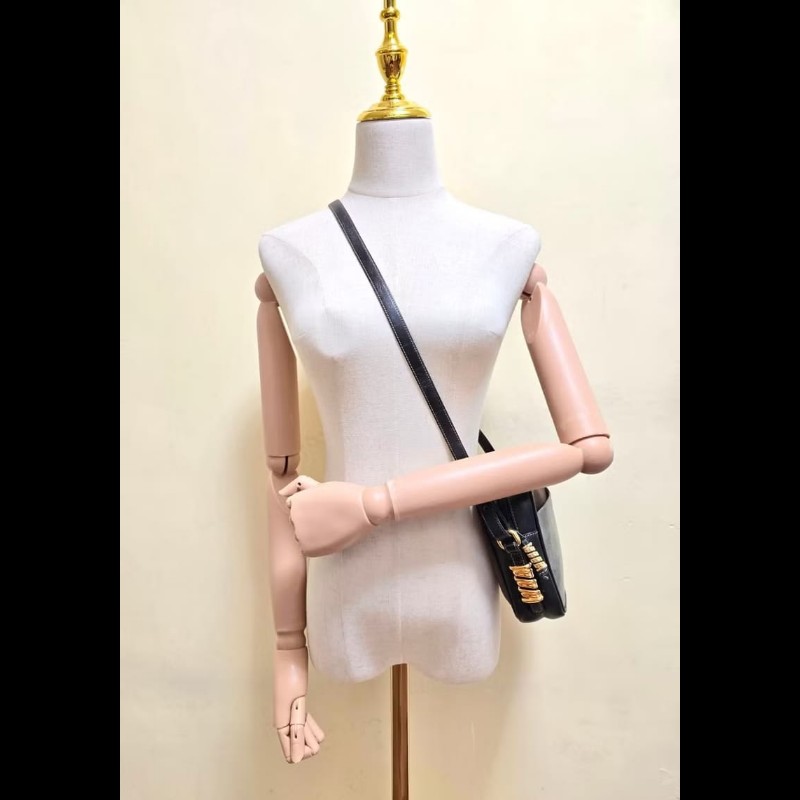 【LA LUNE】絕版中古包 Loewe蛇骨古董相機包 側背包 斜背包 皮革包 單肩包-8