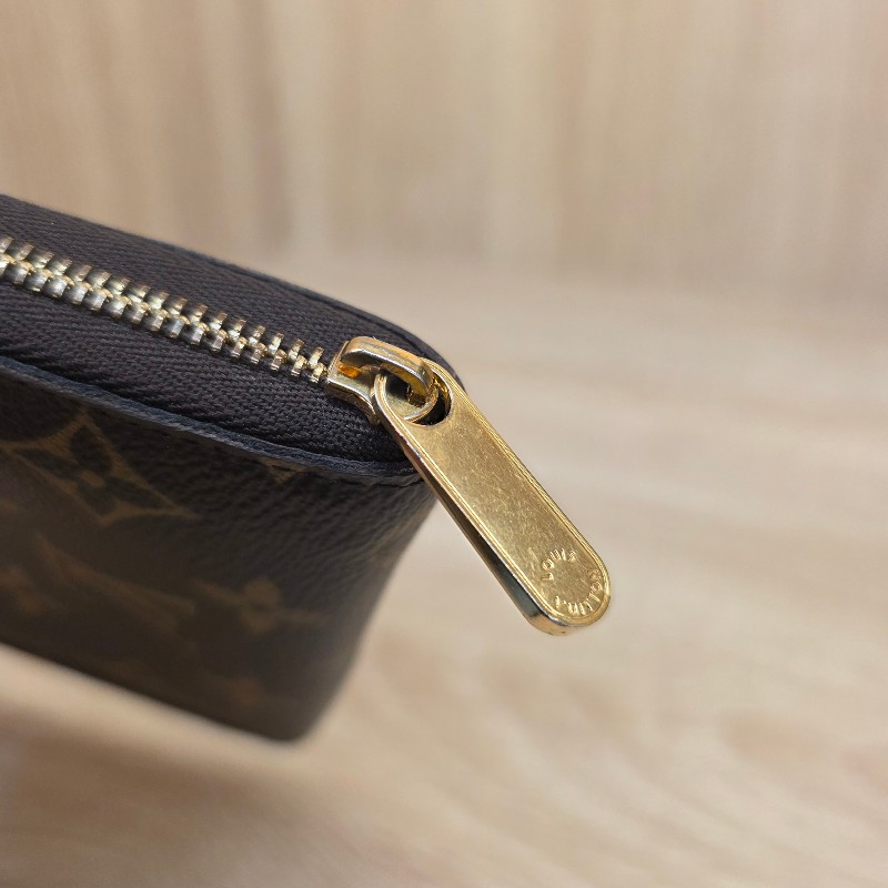 [福利品相出清😍] LV老花拉鏈零錢卡包-6