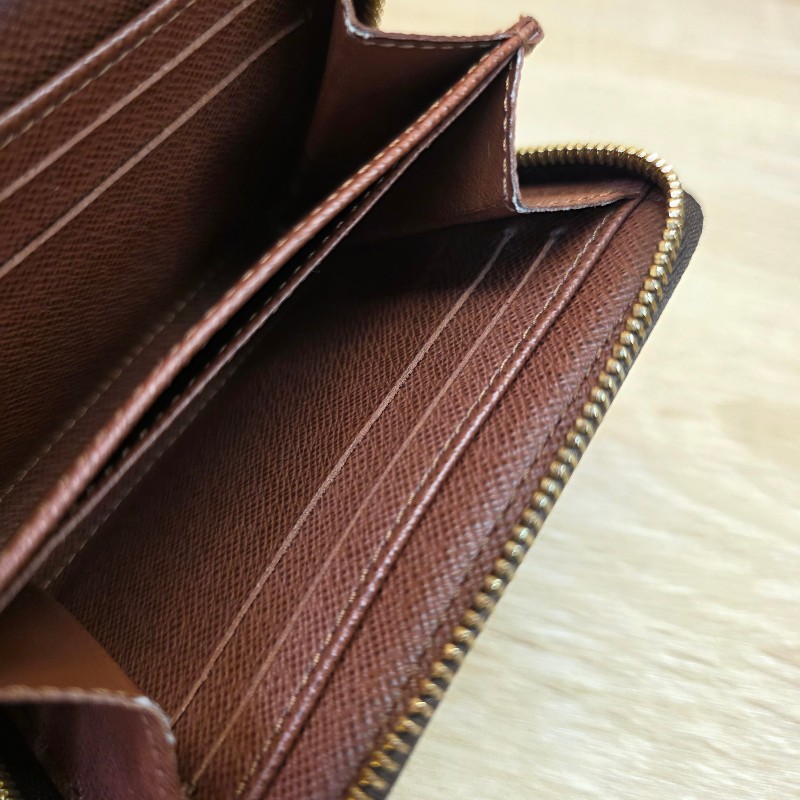 [福利品相出清😍] LV老花拉鏈零錢卡包-10