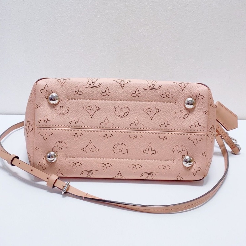 LV Hina月光女神粉色 小號托特包手提斜背包23×21×13cm 9新 配件盒子 塵袋-2