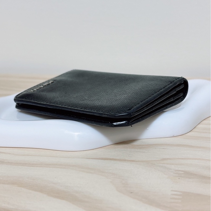 PRADA 黑防刮卡包-26